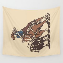 Cow Horse  Wall Tapestry