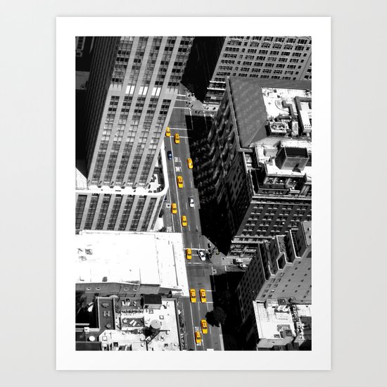 Taxi ! Art Print