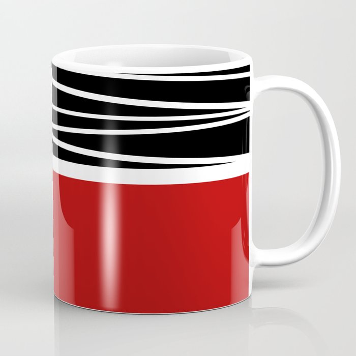 Composition with geometric shapes 2 Coffee Mug