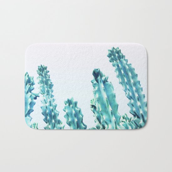 California Cactus #society6 #decor #buyart Bath Mat