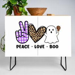 Peace Love Boo Credenza