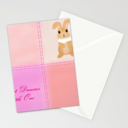Sweet Dreams Little One (Bunny Quilt) Stationery Card