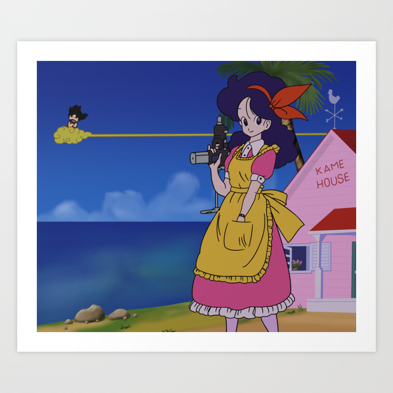 Dragonball Launch Art Print By Tridaak Society6