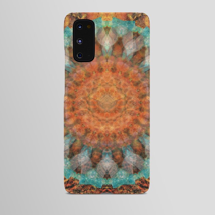Tiger Lily - Colorful Mandala Art by Sharon Cummings Android Case