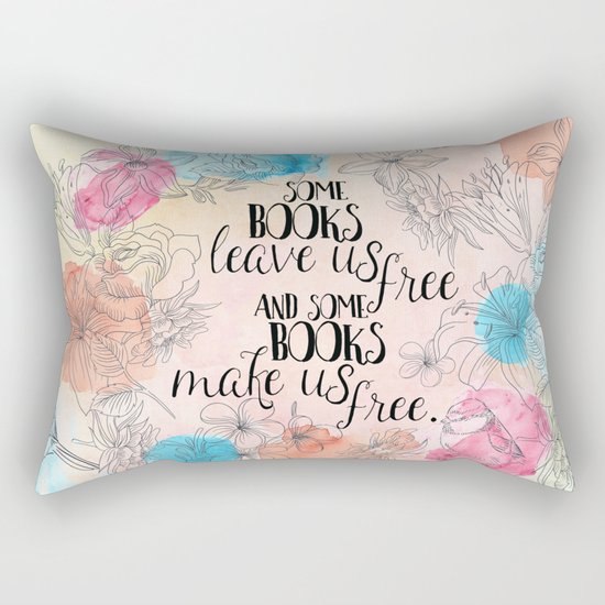 Some Books Make Us Free Rectangular Pillow