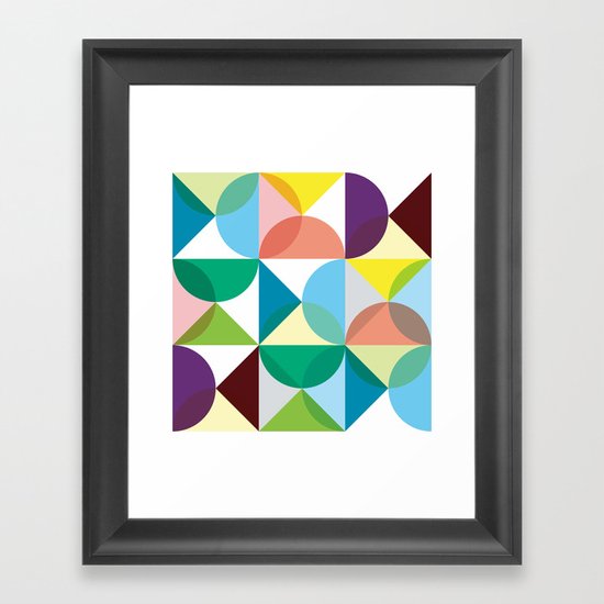 Geometry for Modern Houses (2010) Framed Art Print