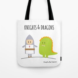 Knights & Dragons Tote Bag