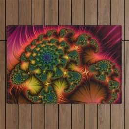 FRACTAL SUNSET Outdoor Rug