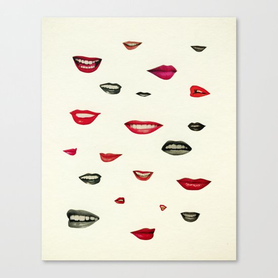Stealing Kisses Canvas Print