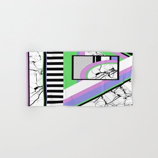 AMPS Deux - Abstract, Marble, Pastel, Stripes Hand & Bath Towel