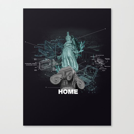 Home Canvas Print