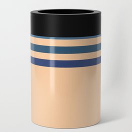 Nali - Colorful Retro Stripes Abstract Geometric Minimalistic Design Pattern Can Cooler