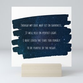 Loved the Stars too Fondly - The Old Astronomer Mini Art Print