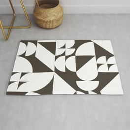 Geometrical modern classic shapes composition 6 Area & Throw Rug