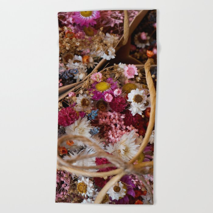 Wildflower Bouquet Beach Towel