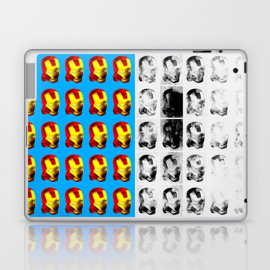 Iron Man Diptych Laptop & iPad Skin