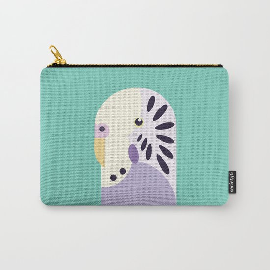 Budgerigar 3 Carry-All Pouch