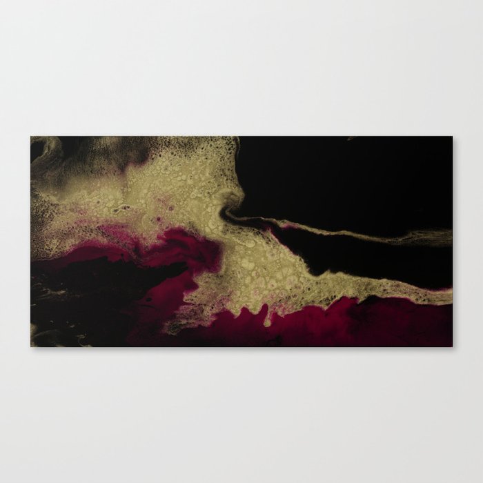 Black Honey Resin Abstract Painting Black And Gold Abstract Art