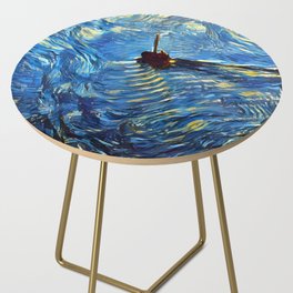 Sailing the Ocean Side Table