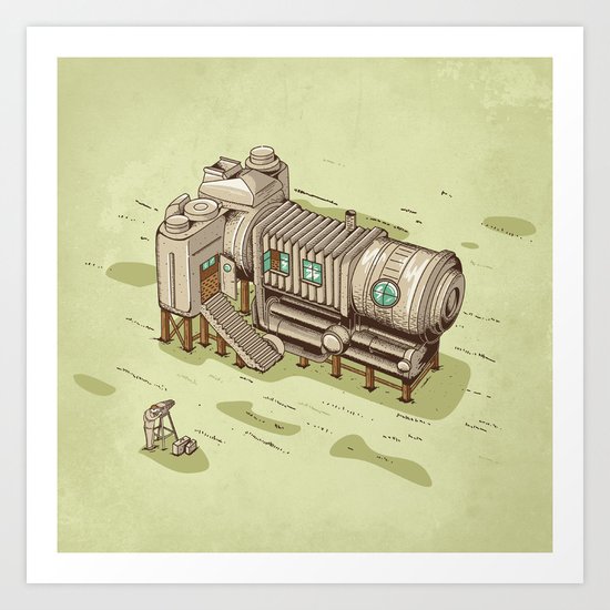 Cam Suite Art Print
