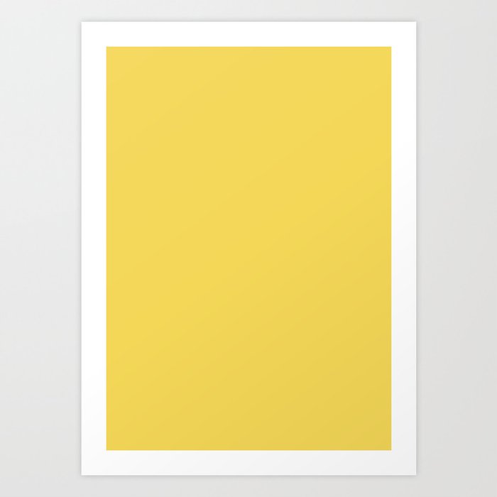 Tuscan Sun Yellow Art Print By Erstudiome Society6