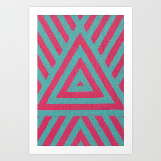 Triangle Power Art Print