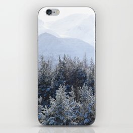 Snow Covered Cairngorm Mountain Range iPhone Skin