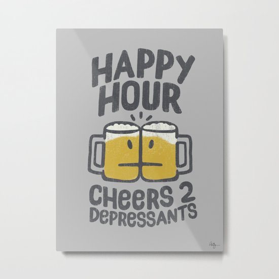 Happy Hour Metal Print