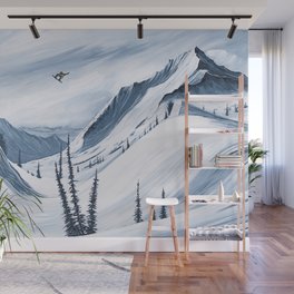 'Chads Gap' Iconic Snowboarding Moments Wall Mural