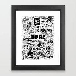 Lyrics Framed Art Prints For Any Decor Style Society6