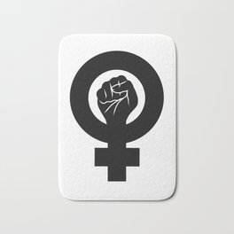 Feminist Symbol Bath Mat