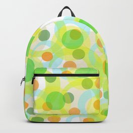 Lemon dots retro Backpack | Dots, Dance, Pop Art, Lemon, 70S, Dotduvetcover, Graphicdesign, Disco, Vintage, Twist 