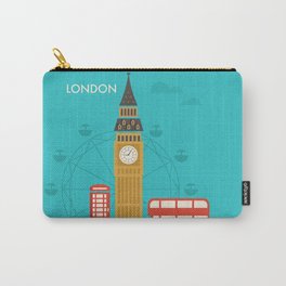 Attractions of London Carry-All Pouch