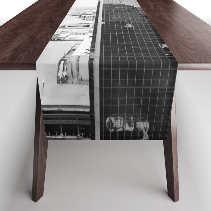 City in the Snow | Minneapolis Architecture Photography Table Runner