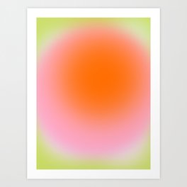Juicy: Abstract Gradient Art Print