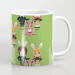 Children with basket of Easter eggs Coffee Mug