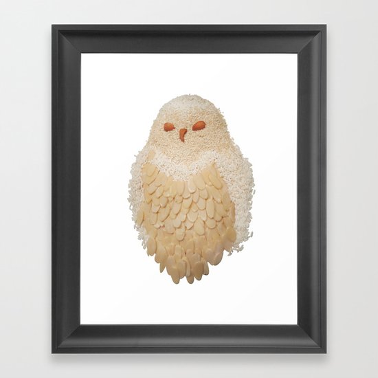 Owl Collage #4 Framed Art Print