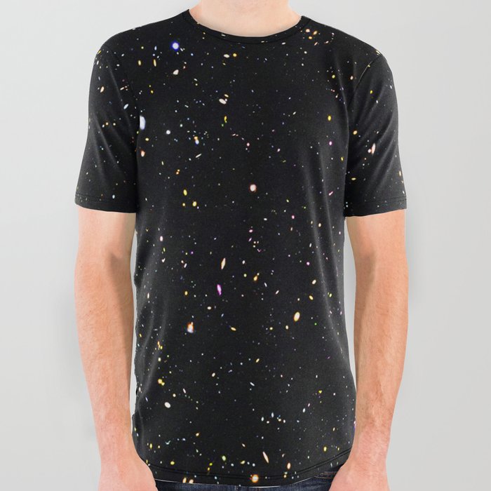 Distant Galaxies All Over Graphic Tee