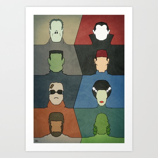A Universal Horror Art Print