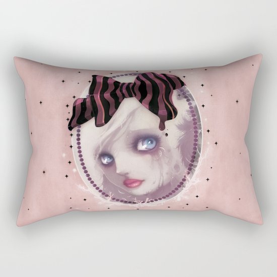 Mascara(de) Rectangular Pillow