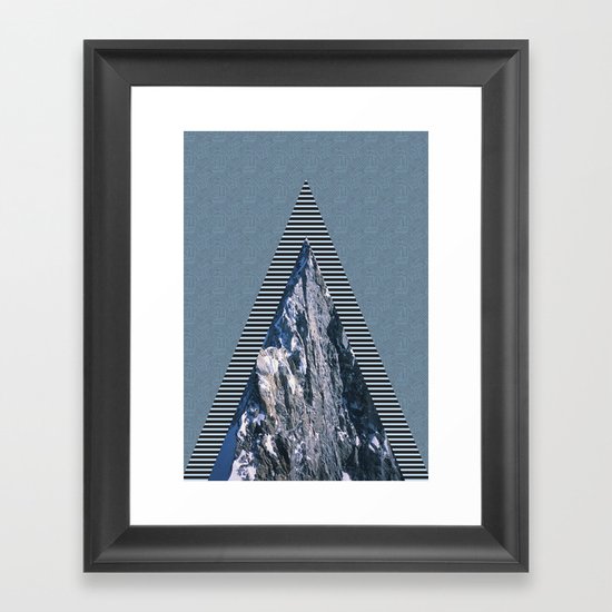peaks Framed Art Print