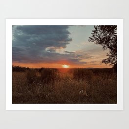 Catskill Sunset  Art Print | Nature, Landscape, Sunset, Digital, Photo, Color 