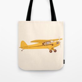 Little Yellow Plane Tote Bag