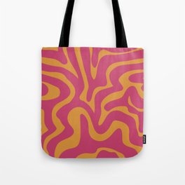 14 Abstract Liquid Swirly Shapes 220725 Valourine Digital Design Tote Bag