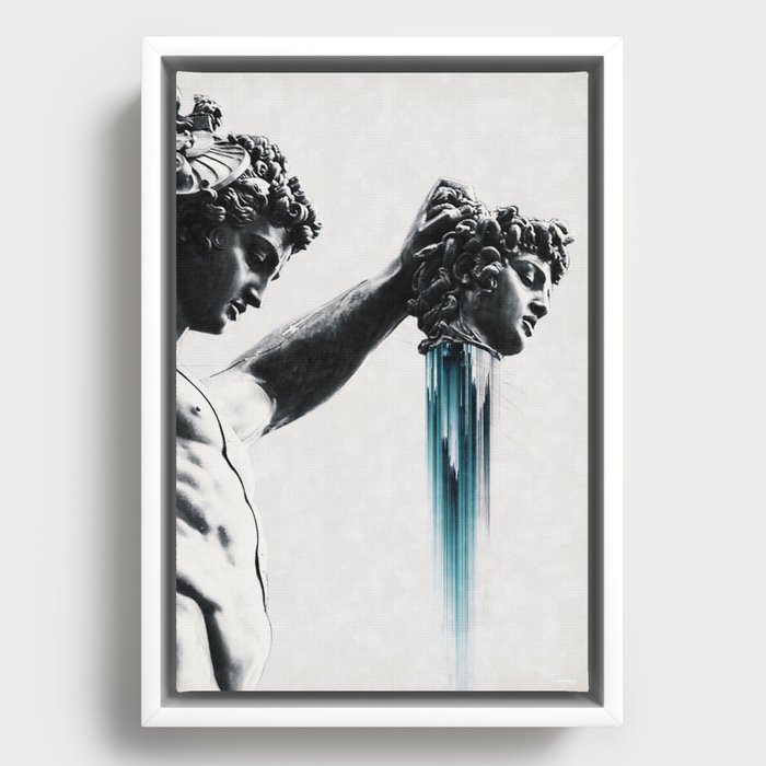 Perseus and  Medusa Framed Canvas