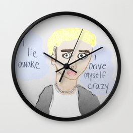 Justin Ramen Hair Wall Clock
