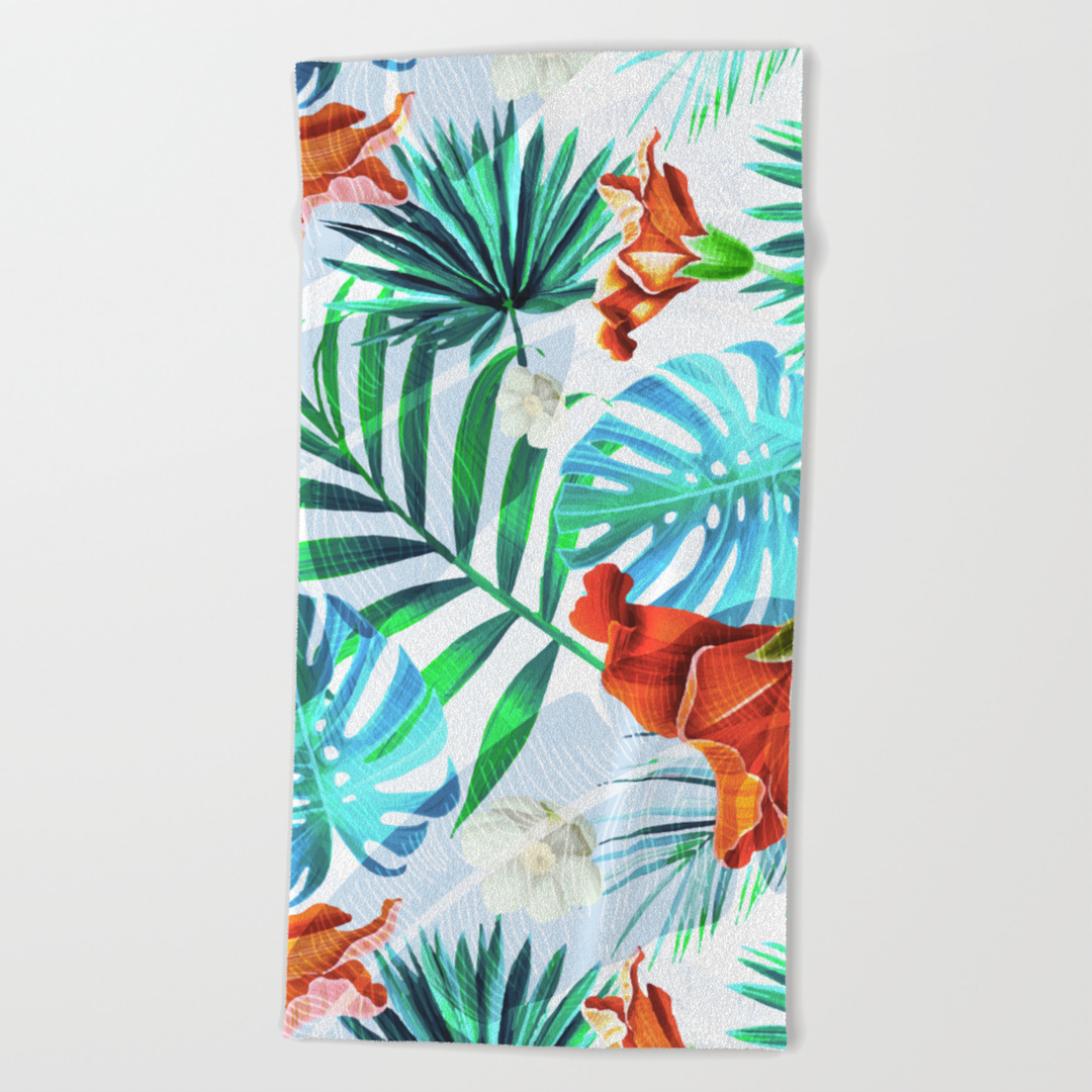 Vector Beach Towels Society6