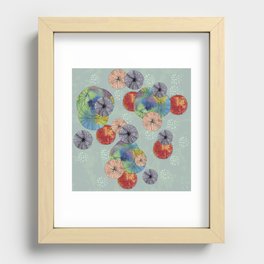 Abstract Solar System Recessed Framed Print