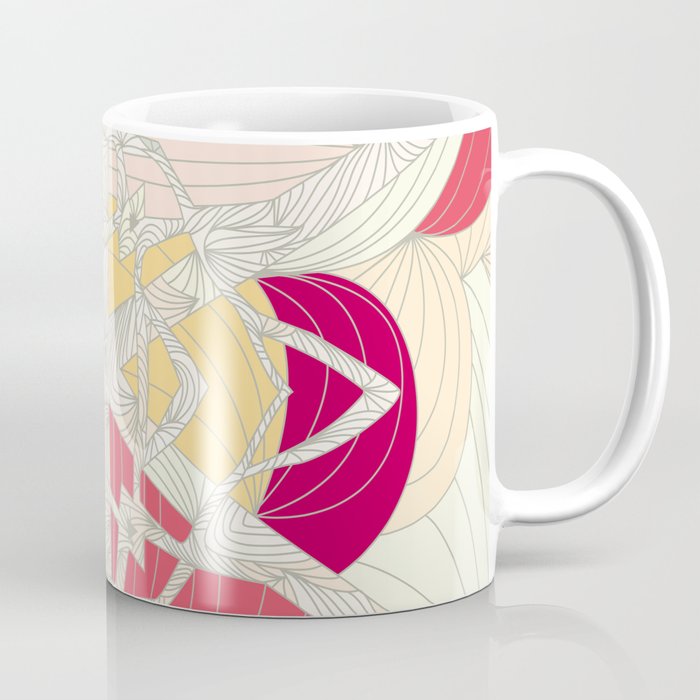 Kaleidoscope yellow Coffee Mug