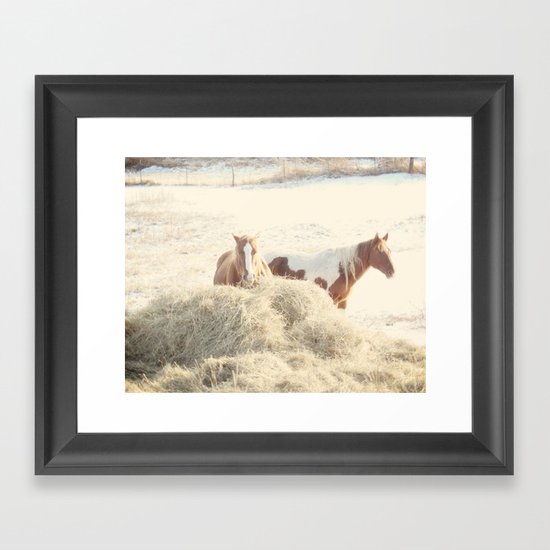 Sweet Hay Framed Art Print